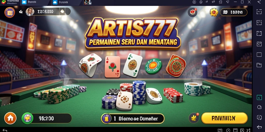 Gameplay seru dan menantang dari ARTIS777 permainan Domino.