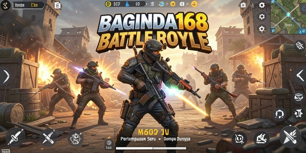 Tangkapan layar seru dari gameplay <strong>BAGINDA168</strong> saat bertempur melawan pemain lain.