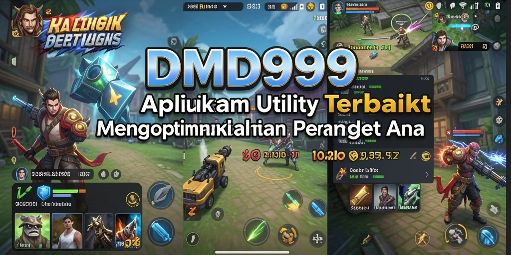Tampilan antarmuka DMD999 yang intuitif dan mudah digunakan.