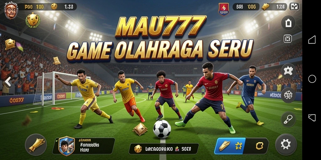 Tampilan gameplay seru di MAU777 dengan aksi olahraga mendebarkan.