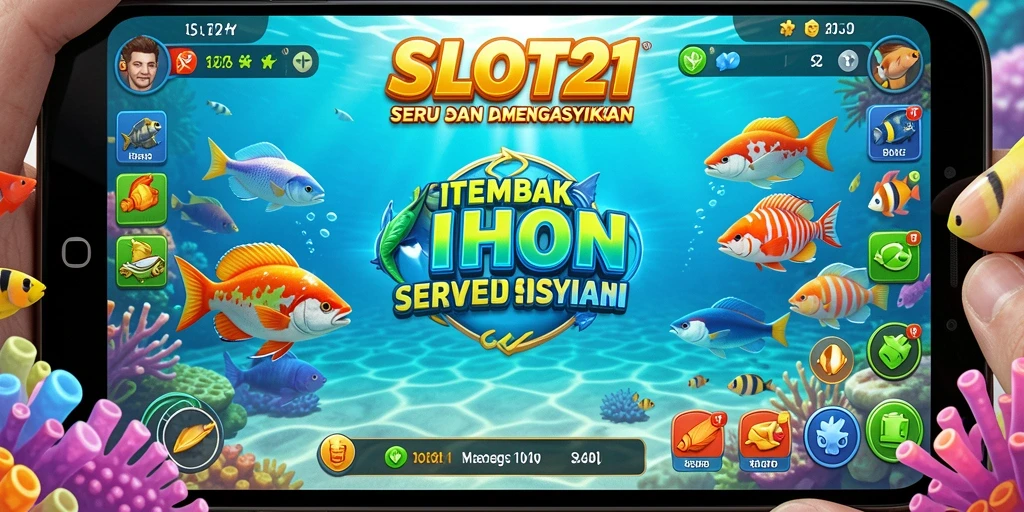 Tampilan gameplay SLOT21 yang menarik dan penuh aksi Tembak Ikan.