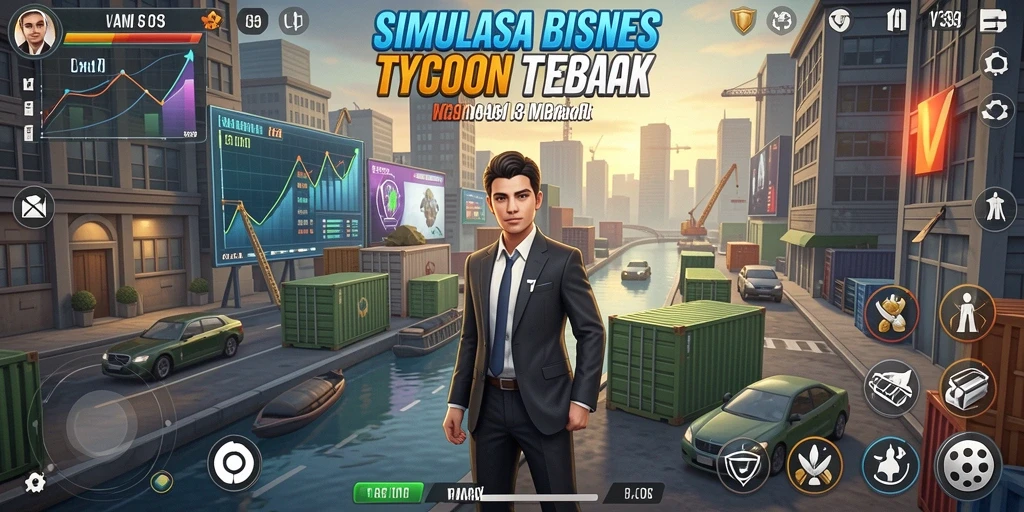Tampilan menarik gameplay Tycoon yang mendebarkan.